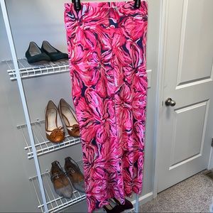 Lilly Pulitzer Pink Palazzo Pants